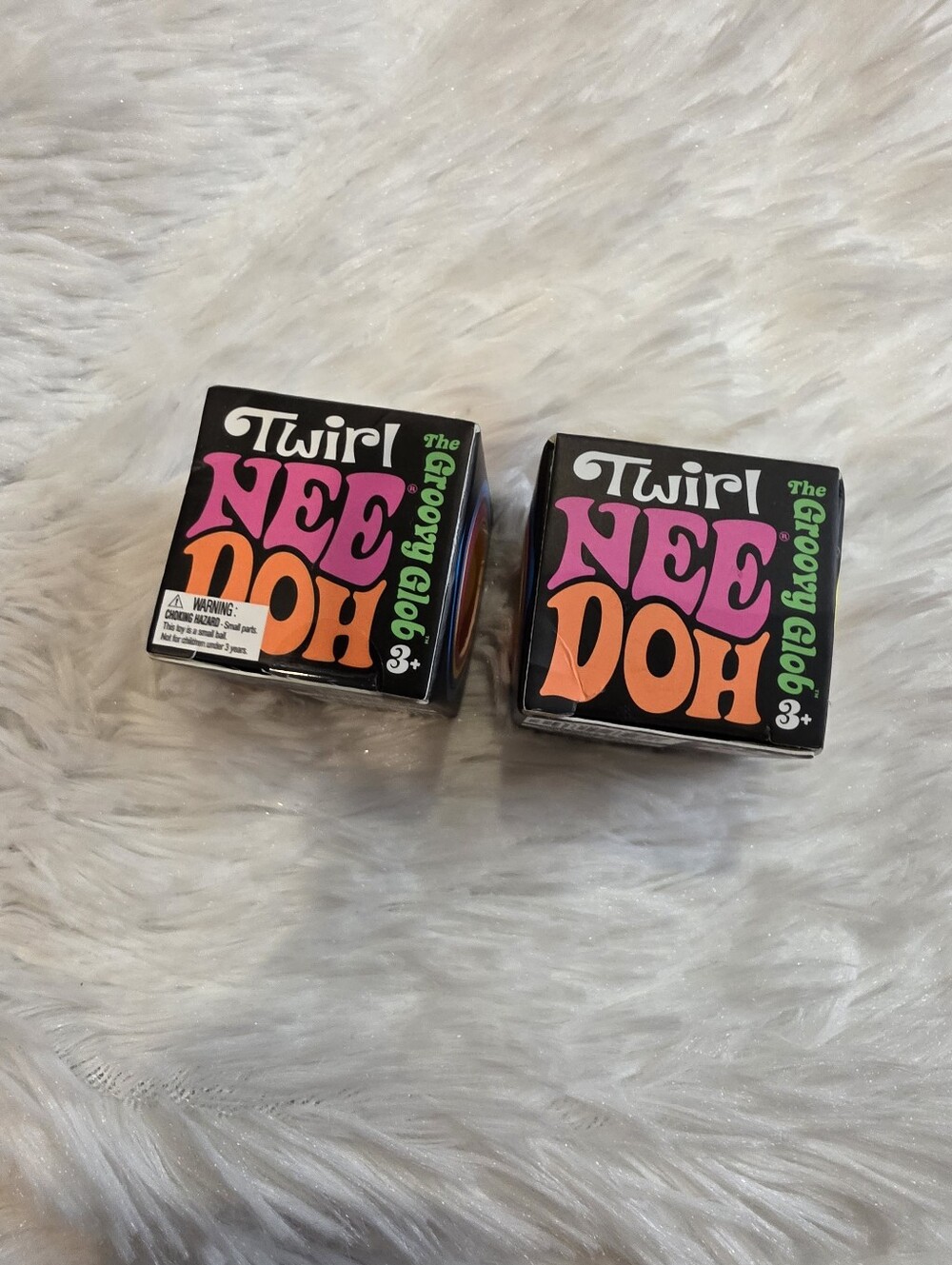 NeeDoh Twirl The Groovy Glob Squishy Toy RARE Novelty Sensory Fidget New 2026 X2